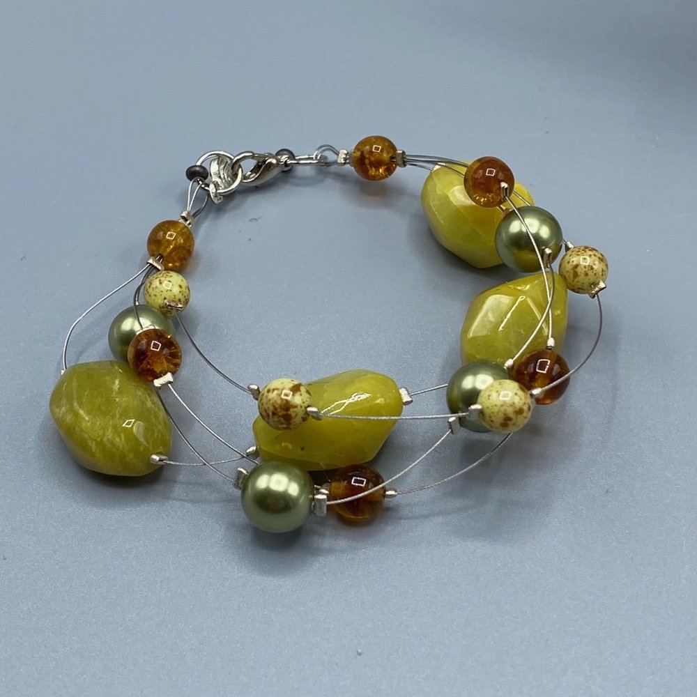 Floating Beaded Bracelet